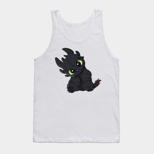 Cute dragon baby, Toothless How to train your dragon, night fury Tank Top